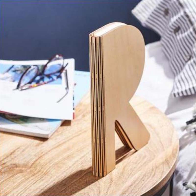 R Space Lamp - Maple